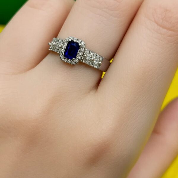 Sapphire Luxe Adjustable Ring